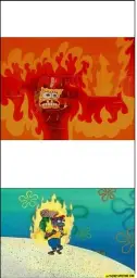 spongebob heat comparation