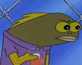 Spongebob angry fish