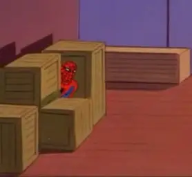 Spiderman Hiding