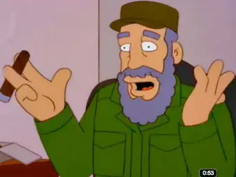 Fidel Castro Simpsons