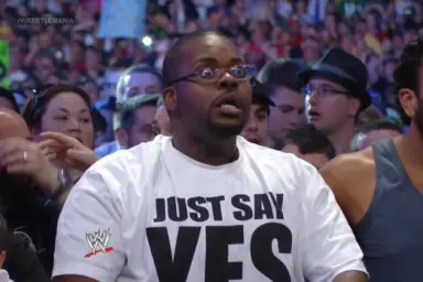 Shocked WWE Fan