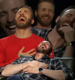 Chris Evans laugh