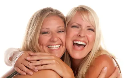 women laughing