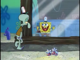 Spongebob window