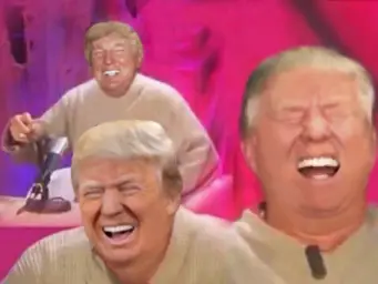 Laughing Trump