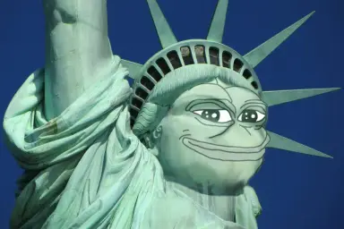 Pepe the symbol of liberty