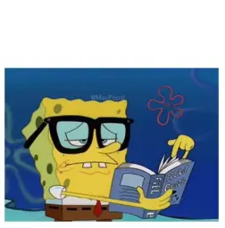 SPONGEBOB LOOKS UP THE ANSWER BOOK