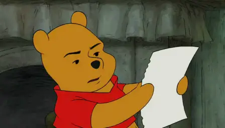 winnie the pooh reading