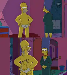 Homer simpson fat