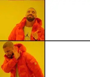 Drake meme format