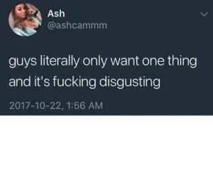 guys only want one thing