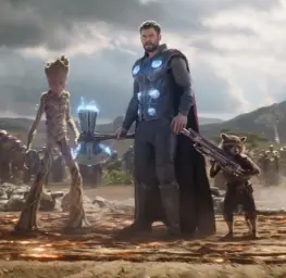 Groot, Thor & Rocket