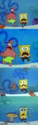 Spongebob and Patrick Running