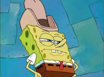 cowboy spongebob