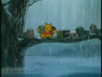 Winnie the Pooh Raining