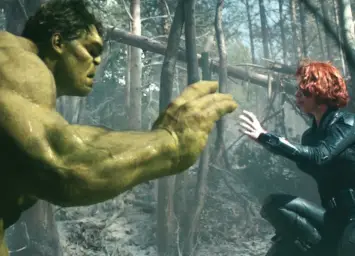 Black Widow and Hulk