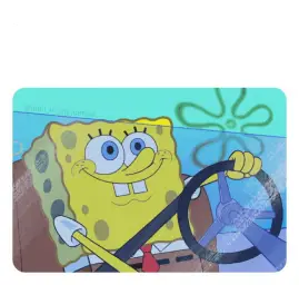 Spongebob driving