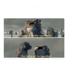 Our battle will be legendary