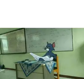 Tom in classroom