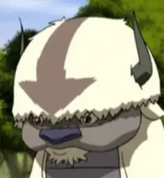 Appa standing up