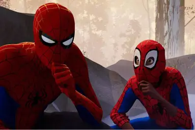 spiderman and kid