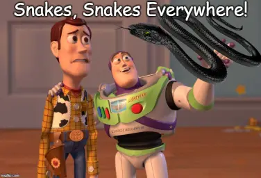 Toy Story Snakes, Snakes Everywhere