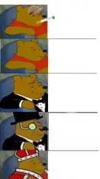 Winnie The Pooh 5x template