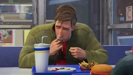 Spiderman Eating