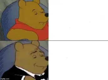 Winnie the Pooh with Tuxedo