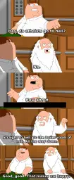 Family Guy God in Elevator