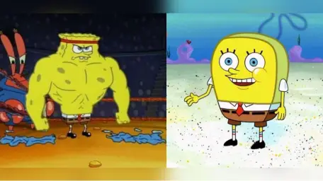 Buff spongebob