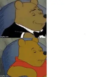 Tuxedo Winnie The Pooh (Reversed)