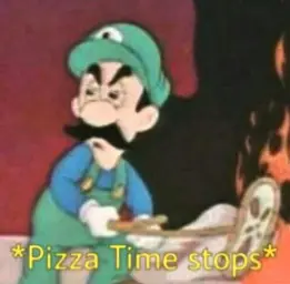 Pizza time stops