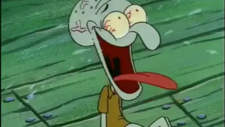 LAUGHING SQUIDWARD