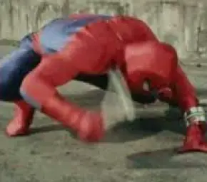 Spiderman Hitting Ground