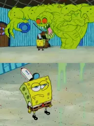 spongebob monster