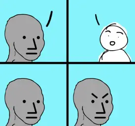 Angry NPC comic