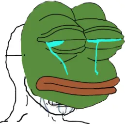 Sad Wojak Sad Pepe Mask