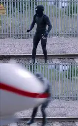 spiderman train