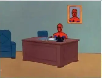 Desk Spiderman