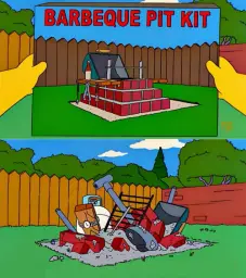 Simpsons Barbecue Pit Kit