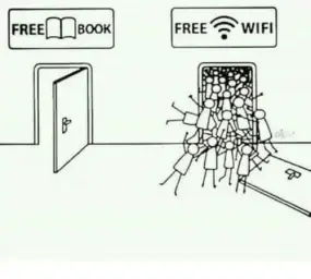 Free book free wifi