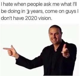 2020 vision