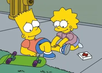 Lisa helps bart