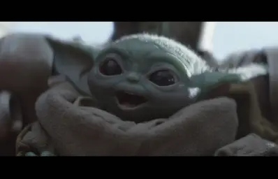 Laughing Baby Yoda