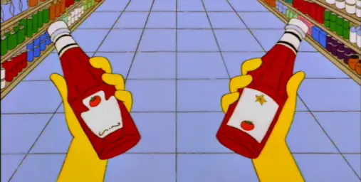 Simpsons - Ketchup / Catsup