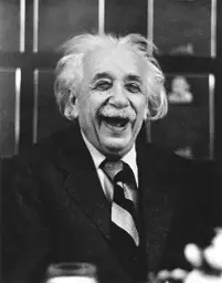 Einstein laugh