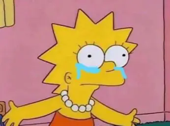 Lisa Simpson Crying