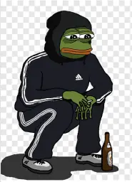 sad gopnik pepe