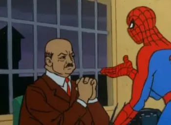 spiderman with fat dude